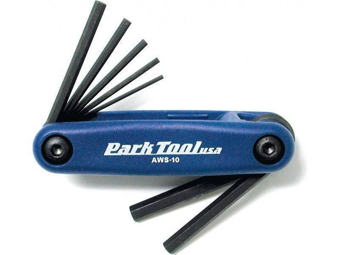 PARK Fold-up Hex wrench set: 3 to 6, 8 & 10 mm click to zoom image