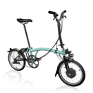 BROMPTON Electric C Line Explore High Bar  Turkish Green  click to zoom image