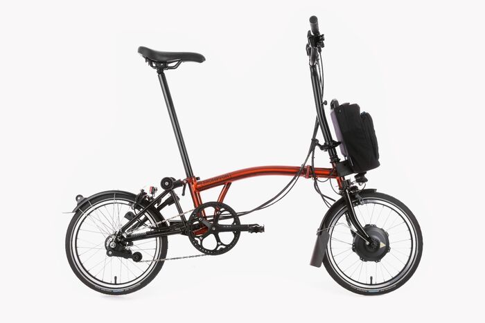 BROMPTON Electric C Line Explore High Bar - Flame Lacquer click to zoom image
