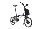 BROMPTON P Line Electric - 4 Speed - Mid  Midnight Black Lacquer  click to zoom image