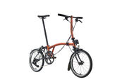 BROMPTON P-Line - 4 Speed - Low Handlebar - Premum Colours  Flame Lacquer  click to zoom image