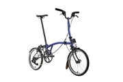 BROMPTON P-Line - 4 Speed - Mid Handlebar - Premium Colours  Bolt Blue Lacquer  click to zoom image