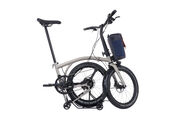 BROMPTON G Line Electric 20" Wheel Medium Bar Traildust White  click to zoom image