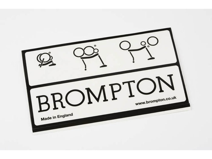 BROMPTON Frame Decal click to zoom image