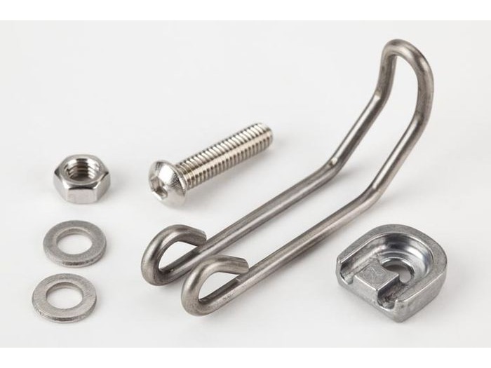 BROMPTON Wire form bracket and fittings for front dynamo lamp click to zoom image
