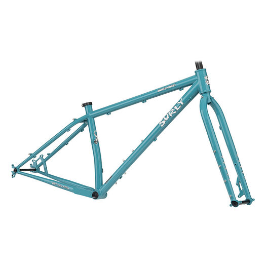 SURLY Karate Monkey Frameset 29er Wheel, Butted 4130 Cr-Mo inc Cr-Mo Fork. 145 Dropouts Lost at Sea click to zoom image