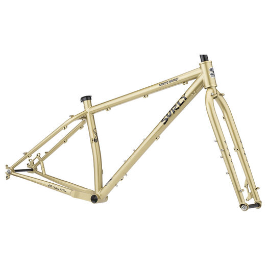 SURLY Karate Monkey Frameset 29er Wheel, Butted 4130 Cr-Mo inc Cr-Mo Fork. 145 Dropouts Fools Gold click to zoom image