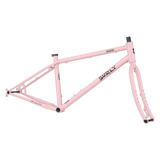 SURLY Lowside Frameset 26+/27.5 Wheel, Butted 4130 Cr-Mo inc Cr-Mo 15x110 Fork. 145 Dropouts New Pig Smell click to zoom image