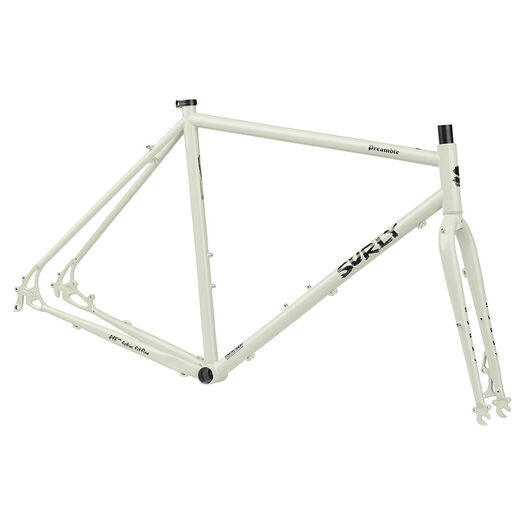 SURLY Preamble Frameset 650b All Road Disc, Butted 4130 Cr-Mo inc Cr-Mo Fork. 100/135mm QR Best Buds Green click to zoom image