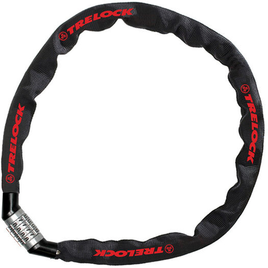TRELOCK Chain Lock BC115 60cm x 4mm Combo Black click to zoom image