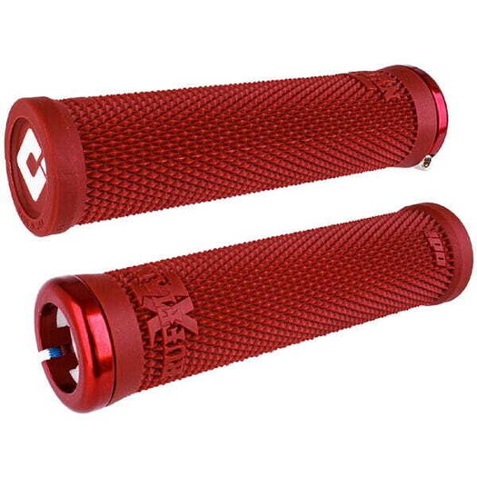 ODI Ruffian XL v2.1 MTB Lock On Grips 135mm - Dark Red click to zoom image