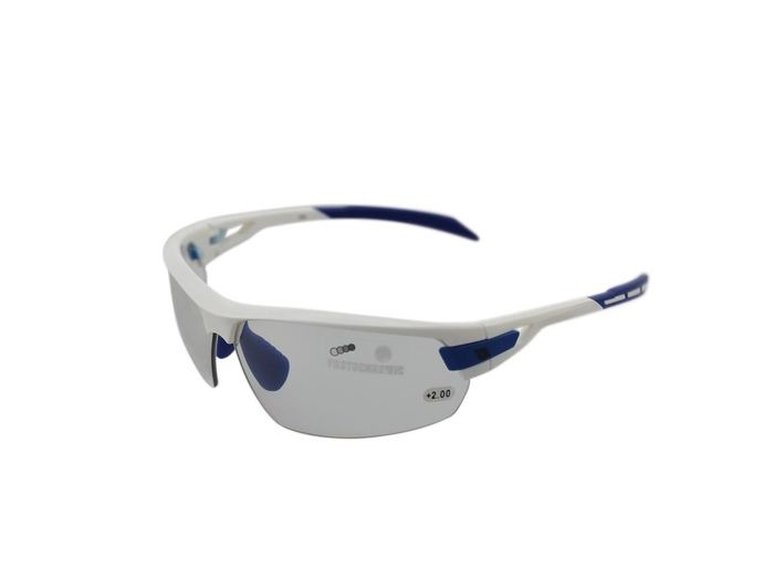 BZ Optics PHO Bi-focal Photochromic Glasses White click to zoom image