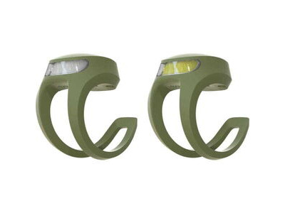 KNOG Frog V3 Rechargeable Twin Pack Green click to zoom image