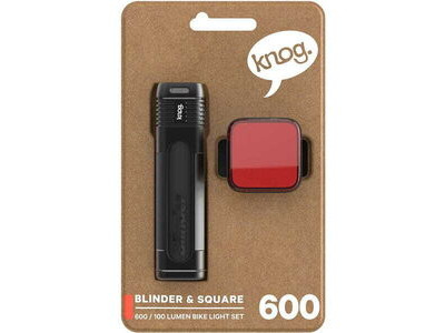 KNOG Blinder Pro 600 + Blinder Square Rear - Light Set click to zoom image
