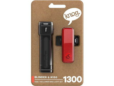 KNOG Blinder Pro 1300 + R150 Rear - Light Set click to zoom image