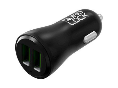 QUADLOCK Dual USB 12V Car Charger 