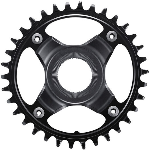 SHIMANO STEPS SM-CRE80-12-B chainring, 36T for chainline 53 mm, without chainguard, black click to zoom image