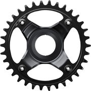SHIMANO STEPS SM-CRE80-12-B chainring, 38T for chainline 53 mm, without chainguard, black