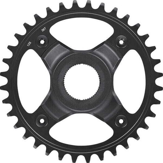 SHIMANO STEPS SM-CRE70-12-B chainring, 12-speed, 36T without chain guard, for chain line 55 mm click to zoom image