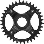 SHIMANO STEPS SM-CRE80-12-B chainring, 12-speed, 36T without chain guard, for chain line 55 mm