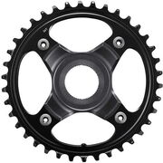 SHIMANO STEPS SM-CRE80-B chainring, 34T without chain guard, for chain line 55 mm, black
