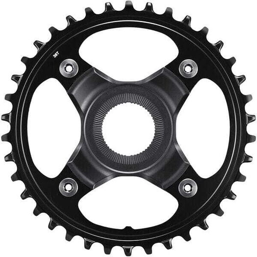 SHIMANO STEPS SM-CRE80-B chainring, 38T without chain guard, for chain line 55 mm, black click to zoom image