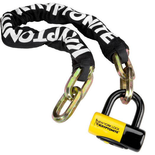 KRYPTONITE New York Fahgettaboudit chain and chain and NY disc lock 100 cm click to zoom image