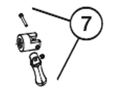 PARK 1680-2 Clamp handle assembly for PCS9 