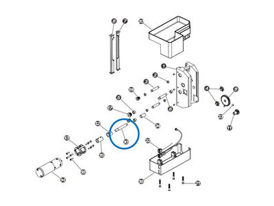 PARK DRIVE GEAR SHAFT - PRS-33 
