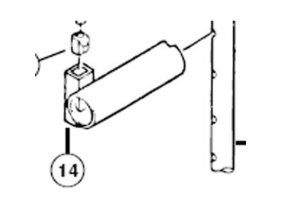 PARK 124A - Top tube assembly for PRS-3 