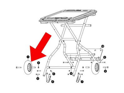 PARK 1829-2 - Replacement Wheel for PB-5 