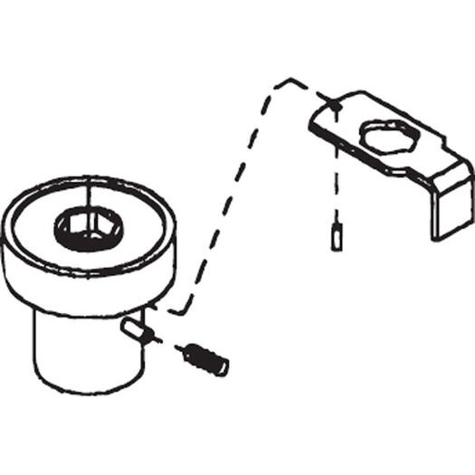 PARK 512A Revised sliding cup assembly for HHP1/2 click to zoom image