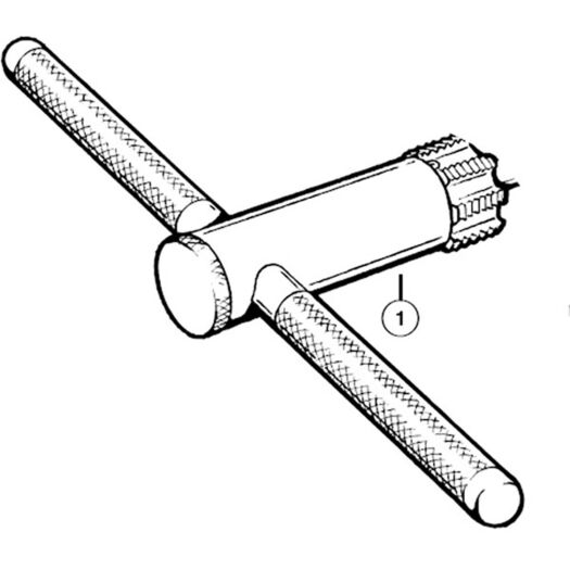 PARK 676 Handle weldment with arbour for BTS1 click to zoom image