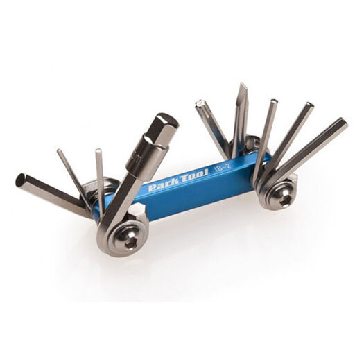 PARK IB-2 I-Beam Mini Fold-Up Hex Wrench Screwdriver & Star-Shaped Wrench Set click to zoom image