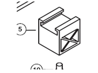 PARK 1123-2 - Sliding block for WAG-4 