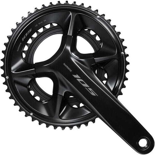 SHIMANO FC-R7100 105 double 12-speed chainset, HollowTech II 50 / 34T, black click to zoom image