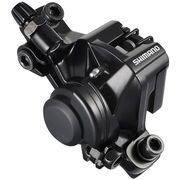 SHIMANO BR-M375 disc brake calliper, without adapter for front or rear, silver