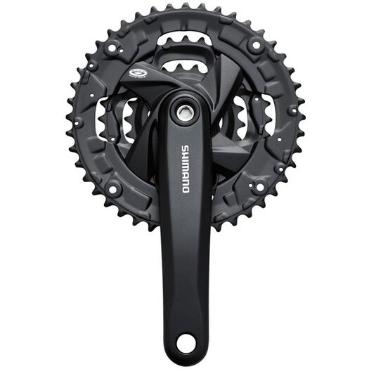 SHIMANO FC-M371 chainset, square taper - 44/32/22T - 175mm black click to zoom image