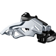 SHIMANO FD-T3000-2 Acera front mech, 9-speed double, top swing, dual pull, multi fit