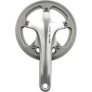 SHIMANO FC-S501 Alfine 2-piece chainset with single chain guard 170mm - silver