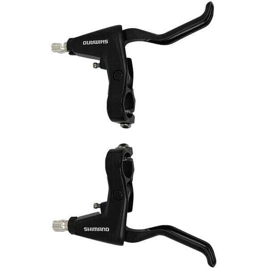 SHIMANO BL-T4000 Alivio 2-finger brake levers for V-brakes - black click to zoom image