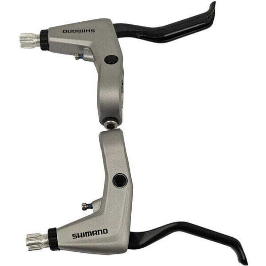 SHIMANO BL-T4000 Alivio 2-finger brake levers for V-brakes - silver click to zoom image