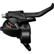 SHIMANO ST-EF41 EZ fire plus STI set for V-brakes, 3x6 speed, 2-finger lever, black