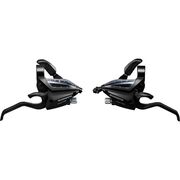 SHIMANO ST-EF500 EZ fire plus STI set, 2-finger lever, 2 x 7-speed, black