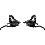 SHIMANO ST-EF500 EZ fire plus STI set, 2-finger lever, 2 x 8-speed, black