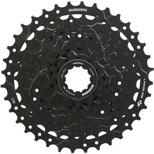 SHIMANO CUES CS-LG300-9 Link Glide cassette, 9-speed, 11 - 36T click to zoom image