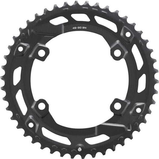 SHIMANO FC-U6000-2 CUES 11/10/9 speed double outer chainring, 46T-BN for 46-30T click to zoom image