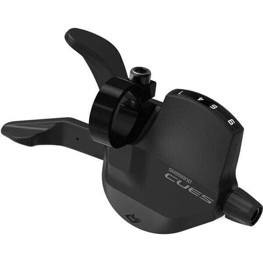 SHIMANO SL-U4000 CUES shift lever, right hand, 9-speed, with gear display click to zoom image