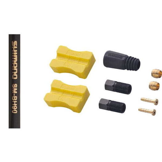 SHIMANO SM-BH90 straight connection cuttable hose, front, black click to zoom image