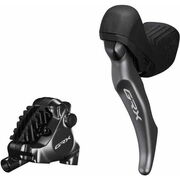 SHIMANO ST-RX820-LA GRX dropper post lever bled with BR-RX820 calliper, left rear